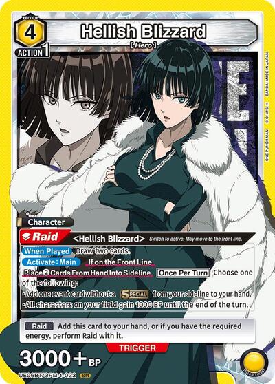 Hellish Blizzard (023) UE06BT: One Punch Man card price