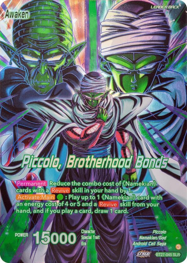 Piccolo // Piccolo, Brotherhood Bonds (SLR) - History of Z