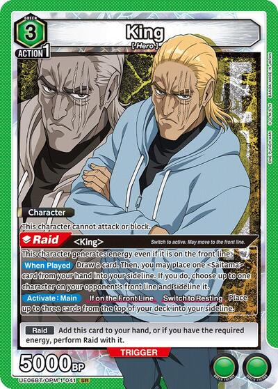 King (041) UE06BT: One Punch Man card price