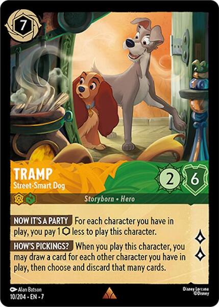Tramp - Street-Smart Dog - Archazia's Island - Disney Lorcana