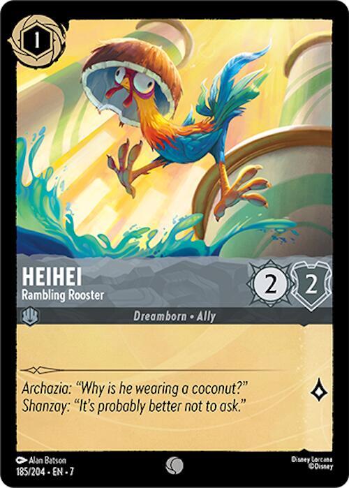 Heihei - Rambling Rooster - Archazia's Island - Disney Lorcana