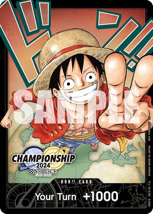 2024 ONE PIECE ドン！カード CHAMPIONSHIP DON!! Card (Championship 2024 World Final) - One Piece