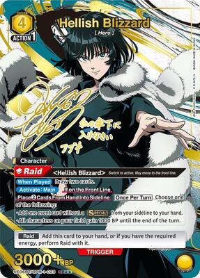 Hellish Blizzard (023) (SR**) - UE06BT: One Punch Man - Union