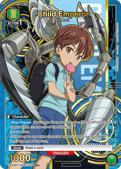 Child Emperor (U*) UE06BT: One Punch Man card price