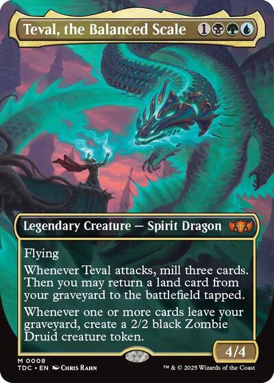 Teval the Balanced Scale Borderless