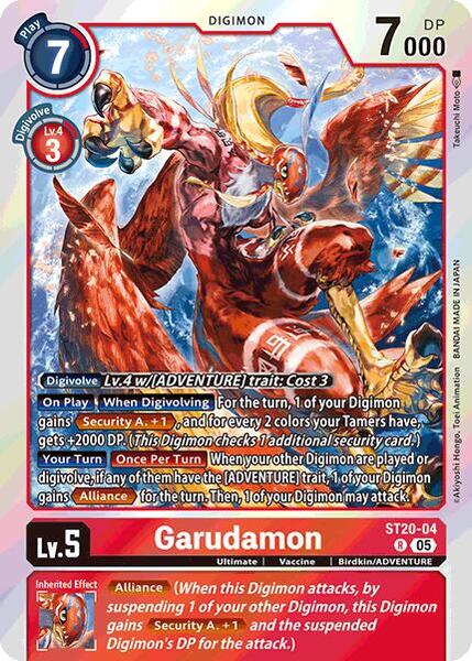 Garudamon - Starter Deck 20: Protector of Light - Digimon Card