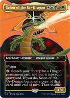 始祖ドラゴン　foil　secret lair　The Ur-Dragon Scion of the Ur-Dragon (Secret Lair) (Borderless) | Promo