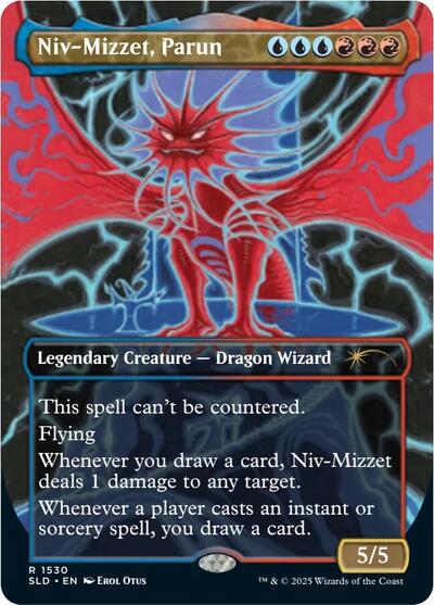 Niv Mizzet Parun Rainbow Foil