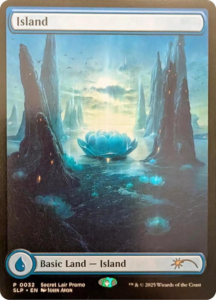 MTG 島 SLP foil magic conラスベガス MTG 島 SLP foil magic con