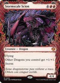 Stormscale Scion (Showcase) - Tarkir: Dragonstorm - Magic: The Gathering card
