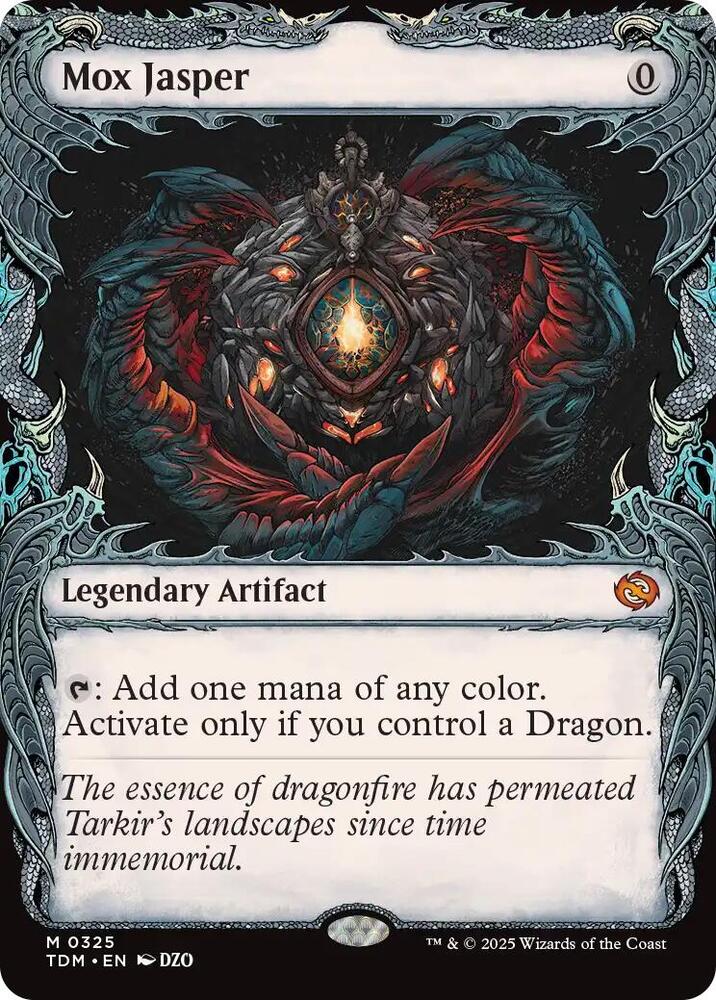 MTG モックス・ジャスパー ショーケース　foil Mox Jasper (Showcase) - Tarkir: Dragonstorm - Magic: The