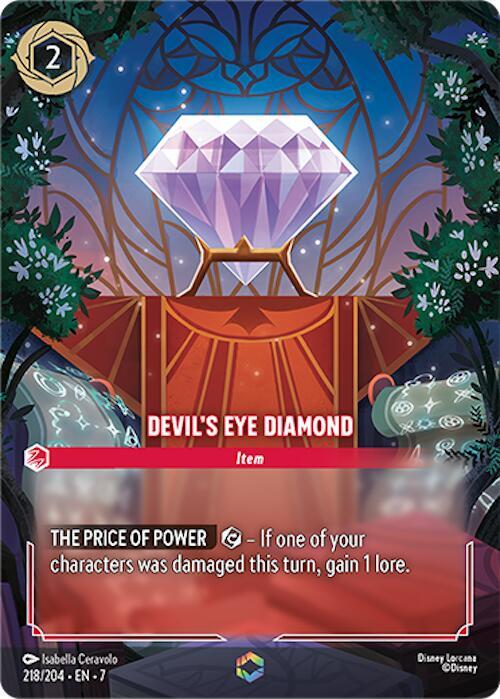 Devil's Eye Diamond (Enchanted) - Archazia's Island - Disney