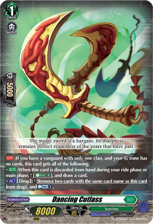 Dancing Cutlass - DZ-BT06: Generation Dragenesis - Cardfight