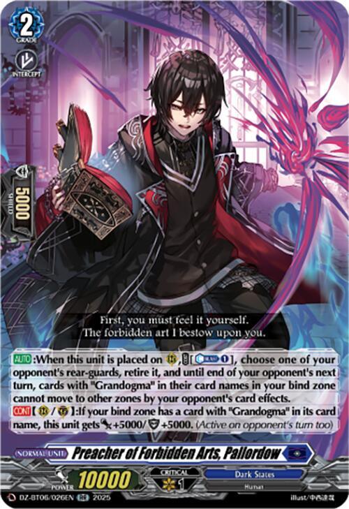 Preacher of Forbidden Arts, Pallordow