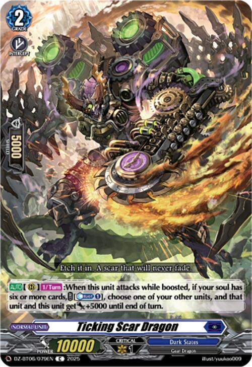 Ticking Scar Dragon Price & Card Details — DZ-BT06: Generation