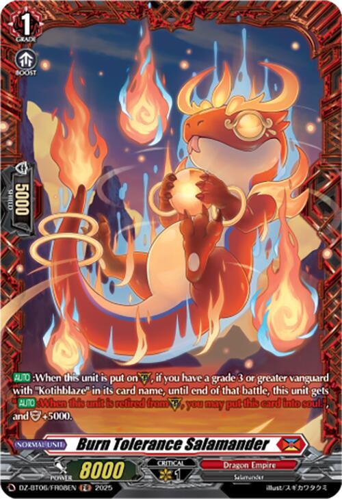 Burn Tolerance Salamander (FR)