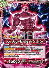 Jiren // Jiren, Warrior Standing Up for Justice card art