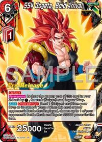 SS4 Gogeta, Bold Arrival card art