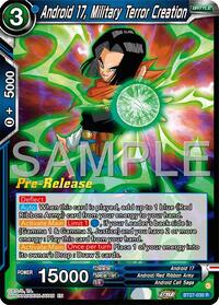 Android 17, Military Terror Creation card art