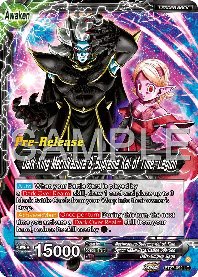 Mechikabura // Dark King Mechikabura & Supreme Kai of Time, Legion
