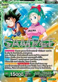 Son Goku // Son Goku & Bulma, First Encounter card art