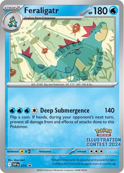 Feraligatr - 213 (Illustration Contest 2024) card image