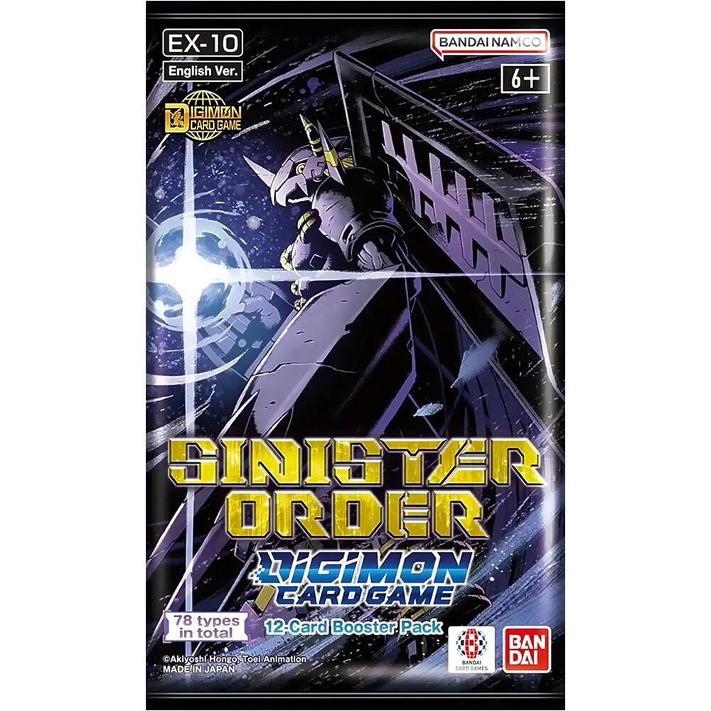 デジモンカードゲーム SINISTER ORDER カートン　12BOX 未開封 デジモンカードゲーム SINISTER ORDER カートン 12BOX 未開封