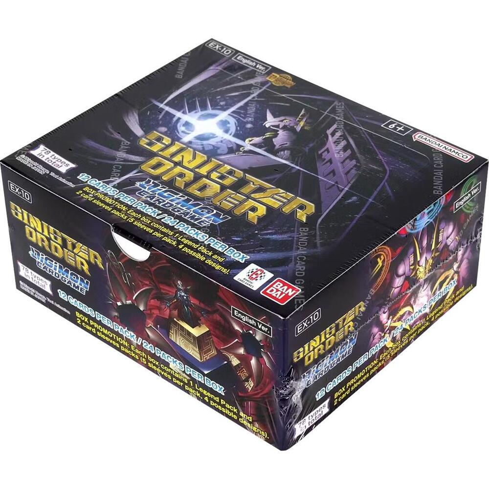 デジモンカードゲーム SINISTERORDER 1カートン 未開封 即購入OK Amazon.co.jp: バンダイ(BANDAI) デジモンカードゲーム