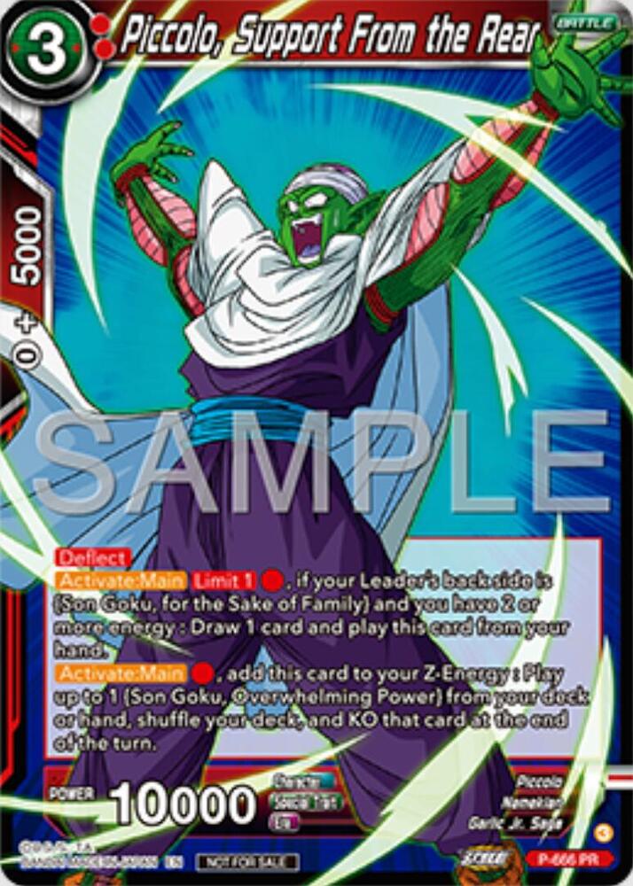Piccolo, Support From the Rear (Zenkai Series Tournament Pack Vol.11) -  Tournament Promotion Cards - Dragon Ball Super: Masters - TCGplayer.com