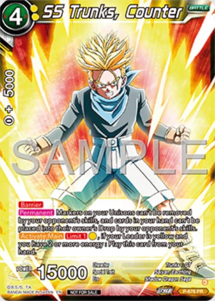 SS Trunks, Counter (Zenkai Series Tournament Pack Vol.11