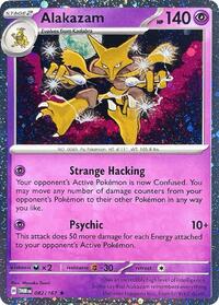 Alakazam - 082/167 (Cosmos Holo) #082/167 from Blister Exclusives Pokemon card image