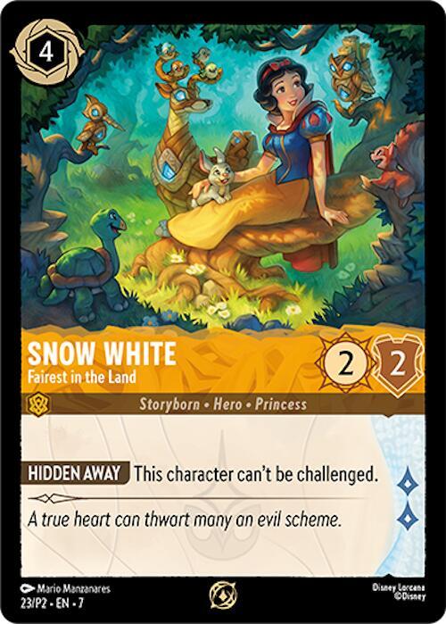 Snow White - Fairest in the Land - Disney Lorcana Promo Cards