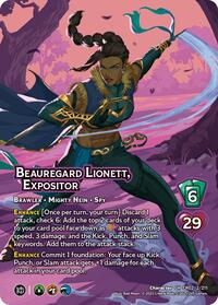 Beauregard Lionett, Expositor