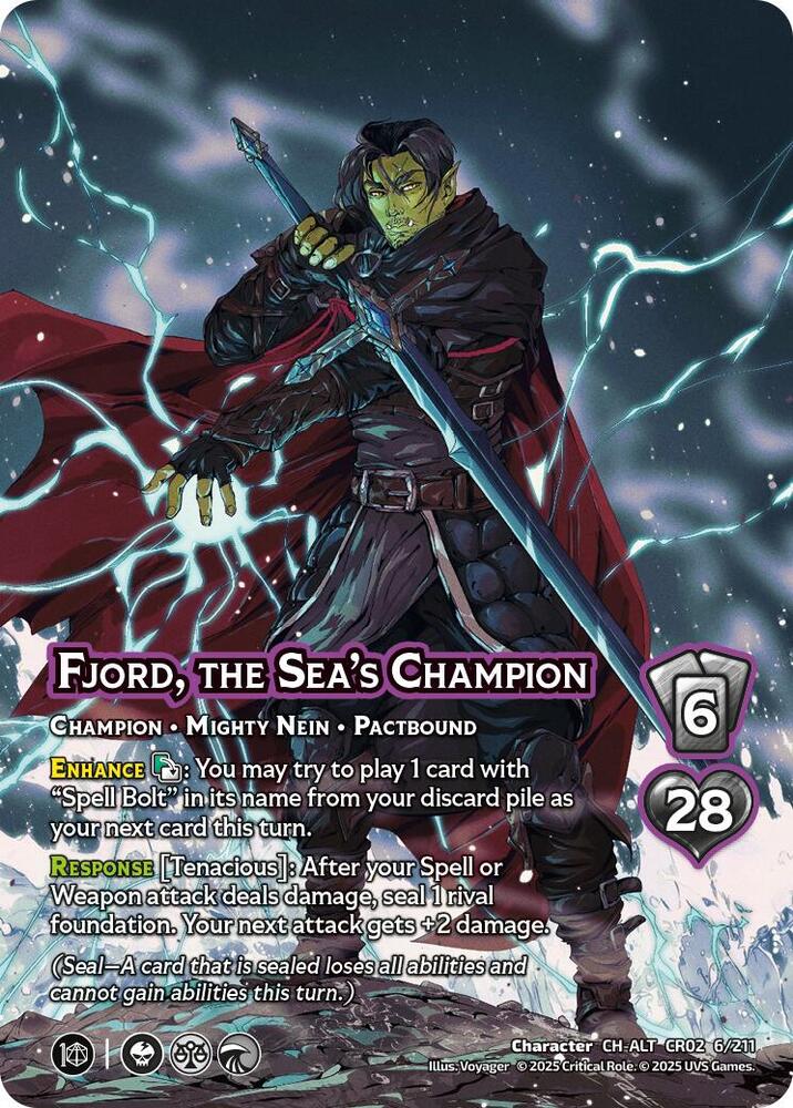Fjord, the Sea's Champion (Alternate Art) - Critical Role: Heroes