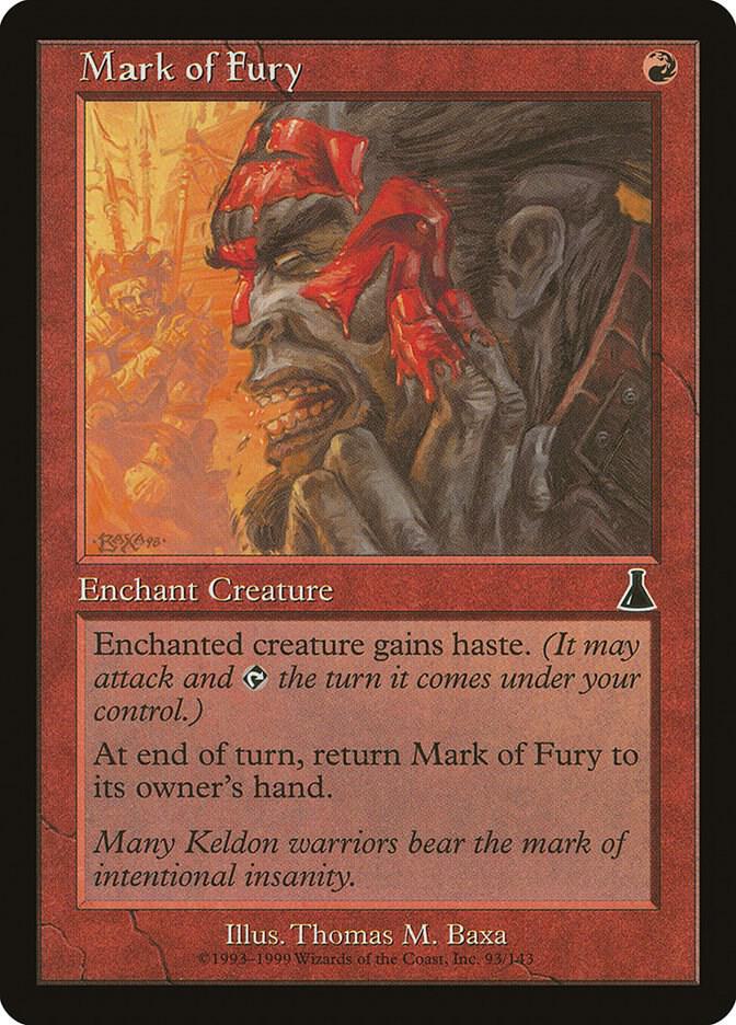 Mark of Fury - Urza's Destiny - Magic: The Gathering - TCGplayer.com