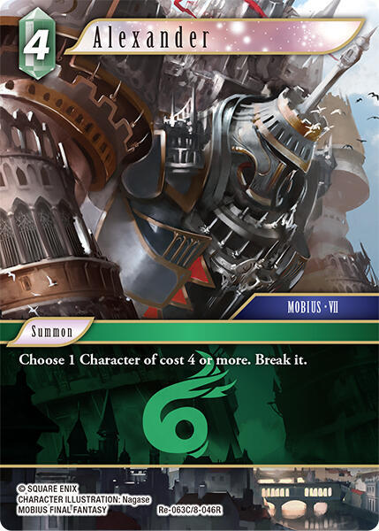 alexander final fantasy mtg Crystal Fragments // Summon: [357] [Borderless] [FINAL FANTASY] [Foil]  Face to Face Games Crystal Fragments // Summon: Alexander