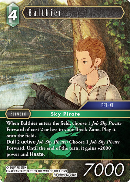 mtg final fantasy balthier Magic The Gathering - Universes Beyond - With dimensions of approximately 24 in Balthier and Fran art by