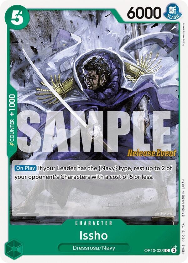 Issho - Royal Blood Release Event Cards - One Piece Card Game - TCGplayer .com