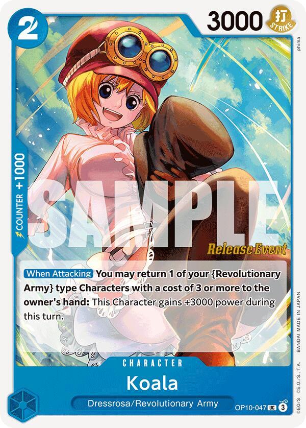 Koala - Royal Blood Release Event Cards - One Piece Card Game
