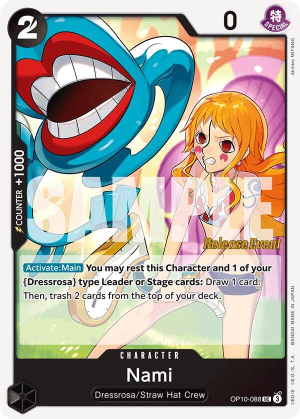 Nami (088) - Royal Blood Release Event Cards - One Piece Card Game