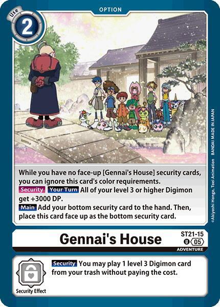 Gennais House digimon card