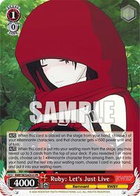 Ruby: Let's Just Live - Bushiroad Event Cards