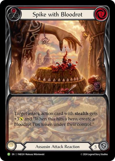 Spike with Bloodrot - FAB324 Flesh and Blood: Promo Cards card price