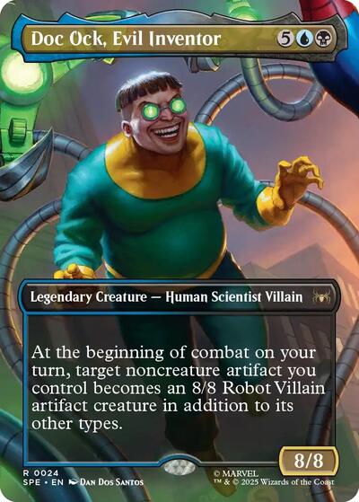 Doc Ock Evil Inventor Borderless