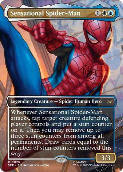 Sensational Spider Man Borderless