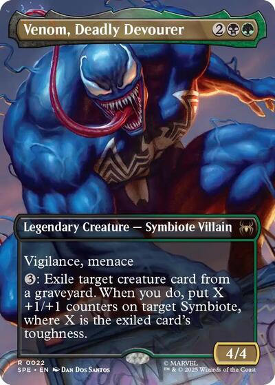 Venom Deadly Devourer Borderless