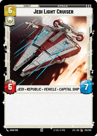 Jedi Light Cruiser - Jump to Lightspeed