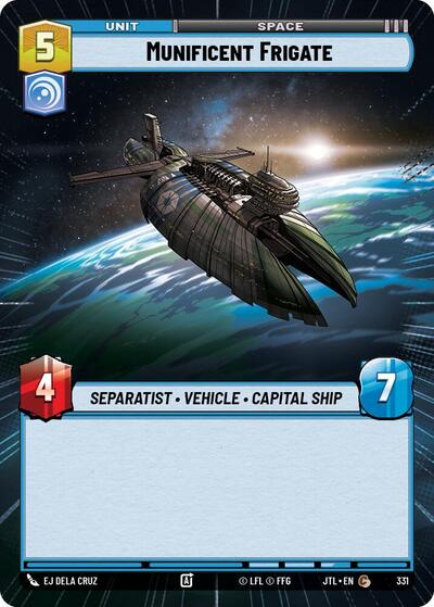 Munificent Frigate Hyperspace