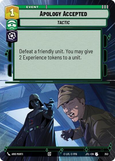 Apology Accepted Hyperspace