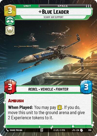 Blue Leader - Scarif Air Support (Hyperspace) Jump to Lightspeed card price